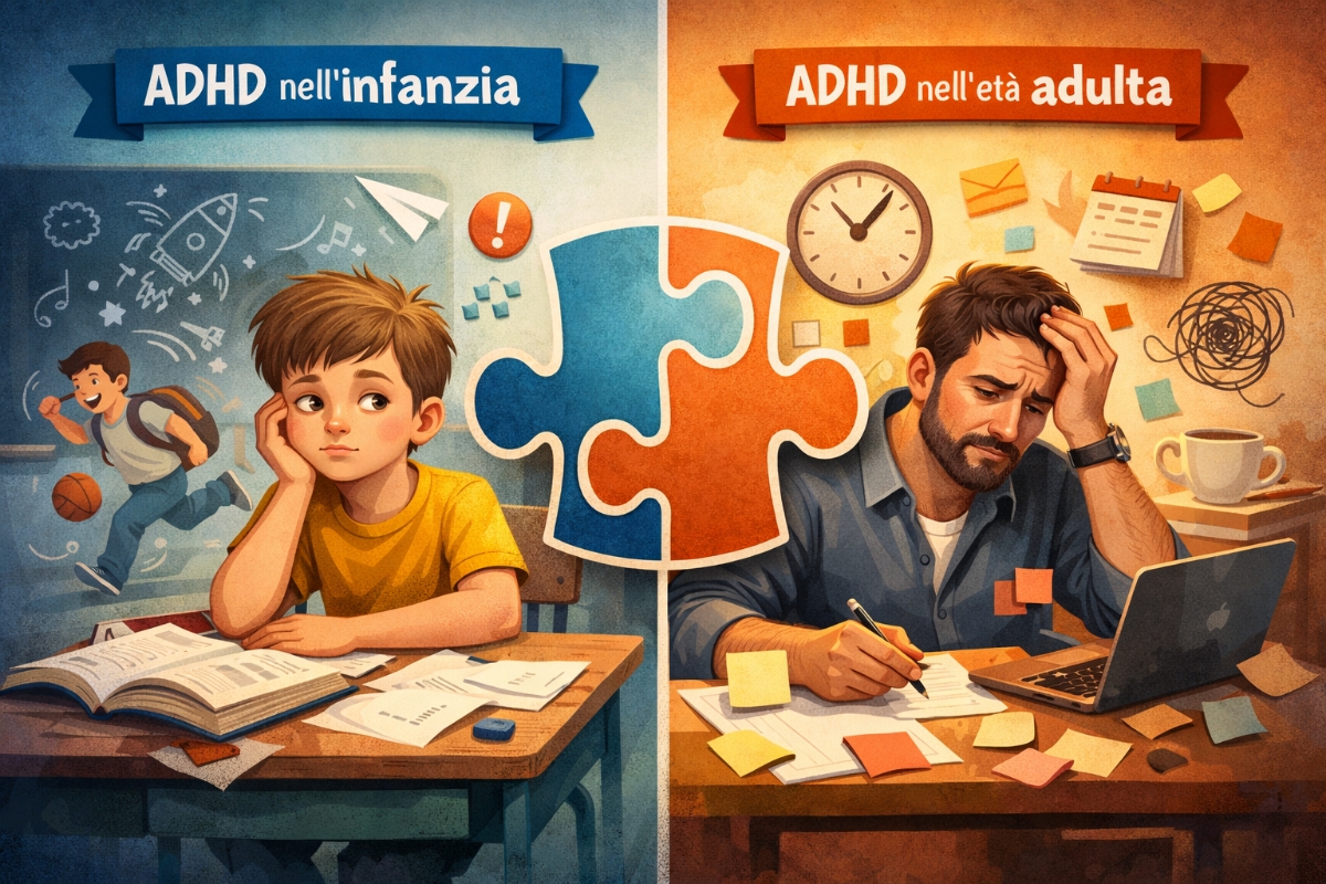 ADHD nell’infanzia e nell’età adulta: segnali, evoluzione e strategie per vivere meglio